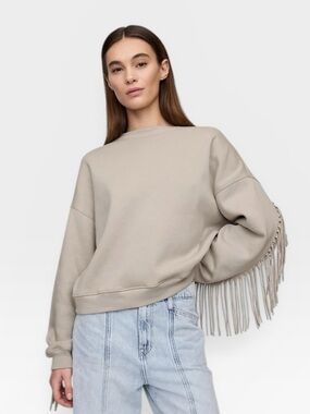 GAP Oversized Western Crewneck Sweatshirt